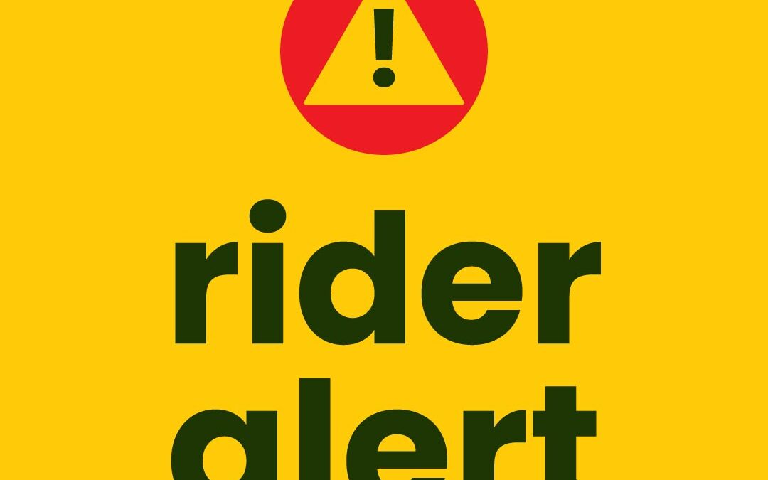 Important rider update: Restricted weekday access from November 2024